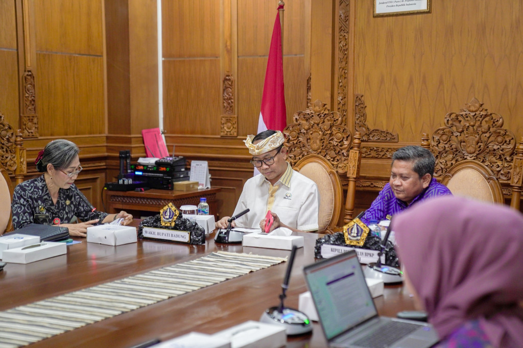 Wakil Bupati Terima Entry Meeting BPKP RI Perwakilan Bali